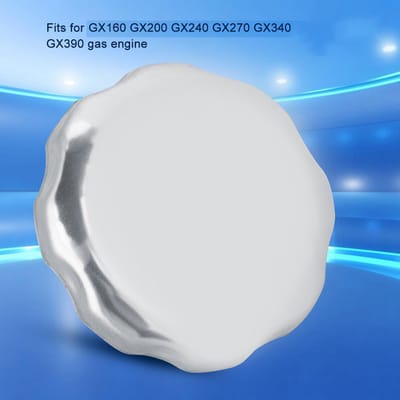 Chrome Brandstof Gas Tankdop voor GX160 GX200 GX240 GX270 GX340 GX390 Motoren
