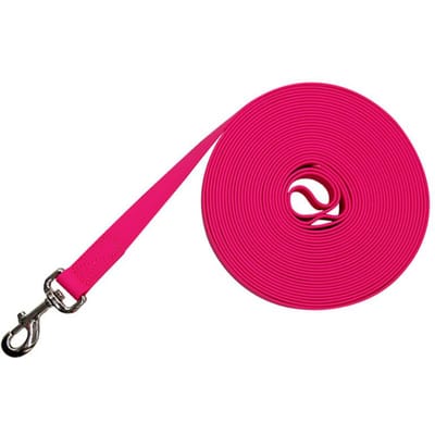 Sterke PVC hondenriem, waterdichte lange hondenriem, reflecterende terugroepfunctie, traceerlijn, gemakkelijk schoon te maken, riem voor kleine en grote honden 1.5cmX10m