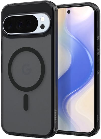 Spigen Ultra Hybrid MagFit - Hoesje Geschikt voor Google Pixel 10 / 10 Pro - Compatibel met MagSafe / Qi2 - Back Cover Frost Zwart