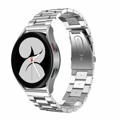By Qubix - geschikt voor Huawei Watch GT 6 / GT 7 - 41mm - Stalen schakelband - Zilver