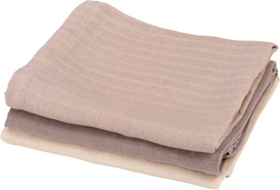 Sebra Hydrofieldoek - 3 Stuks - Moonlight Beige