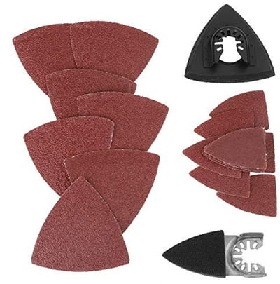 Solidchoice - Dailygoody - 82-in-1 accessoire voor oscillerende gereedschappen - multifunctionele messen - slijtvast en duurzaam - rood - snijden en slijpen - perfe