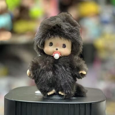 Monchhichi Poppetje Sleutelhanger Kawaii Tassen Hangende Bedeltjes Kinderdag Verjaardagscadeau Rugzak Sleutelhanger Ornament Feestartikel gray
