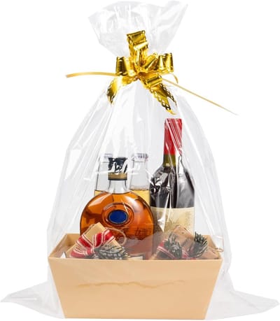 Cadeau Manden Set - Geschenkdozen Verpakking - Cadeaus Inpakken - Stevig Karton Materiaal - 6 Stuks - Bruin
