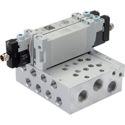 M7 Manifold 14-Stations Festo 566616 VABM-L1-10HW-G18-14