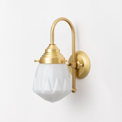 Wandlamp Rocket Meander Messing - Art Deco Trade