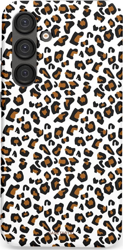 Casetastic Hoesje Geschikt voor Samsung S25 Plus - Stijlvolle Beschermende Duo-layer Case - Panter abstractie