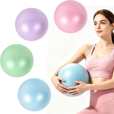 Set van 4 explosiebestendige Pilatesballen van 25 cm - Antislip gymnastiekballen voor buik- en schoudertraining, balans en sportactiviteiten