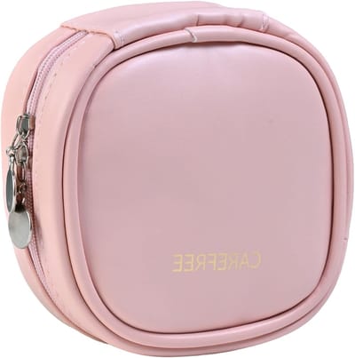 Mini Reistas voor Sieraden - Scratch-Resistant Sieradenopslag voor Ringen, Oorbellen en Kettingen - Compacte PU Leren Sieradenbox (Roze)