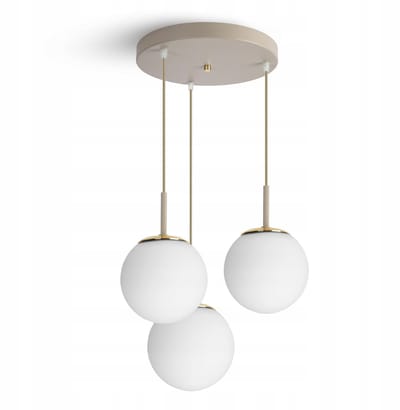 Luxe Beige G9 LED Plafondlamp 3-lichts - Stijlvol en Modern