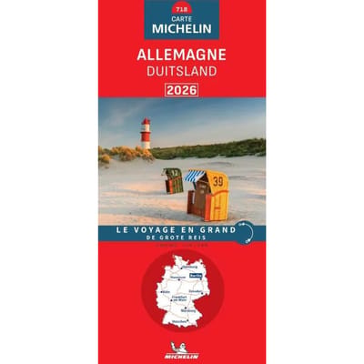 Michelin Wegenkaart 718 Duitsland 2026 - Nationale Kaarten Michelin