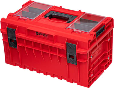 Qbrick System ONE 350 2.0 Profi RED ULTRA HD Custom gereedschapskist modulaire organizer 585 x 385 x 320 mm 38 l stapelbaar IP66