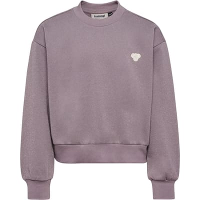 hmlJR LOOSE GLITTER CREWNECK BEE