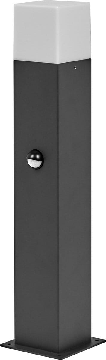 LEDVANCE ENDURA CLASSIC FIGO SQ buitenlant., wandlamp, donkergrijs, 50 cm, aluminium, snelle en eenvoudige installatie, beschermingsklasse IP44, indirecte verlichting, daglichtsensor, bewegingsmelder