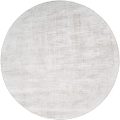 Vloerkleed Cos Ivory - Rond ø150 cm - Luxe Viscose Design Vloerkleed met Zijdezachte Glans