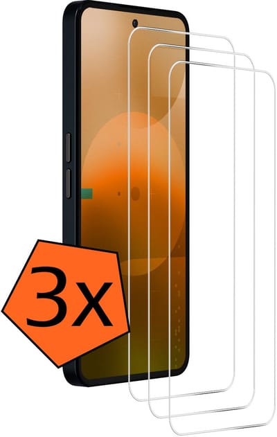 Screenprotector - 3 Stuks - Geschikt voor Nothing Phone (3a) - Extra Sterk - Gehard Glas - Beschermglas - Tempered Glass - Screen Protector