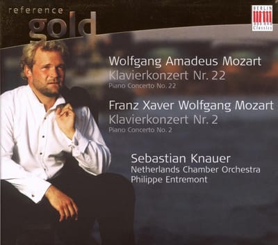 Sebastian Knauer, Philippe Entremont, Netherlands Chamber Orchestra - Wolfgang Amadeus Mozart & Franz Xaver Mozart (CD)