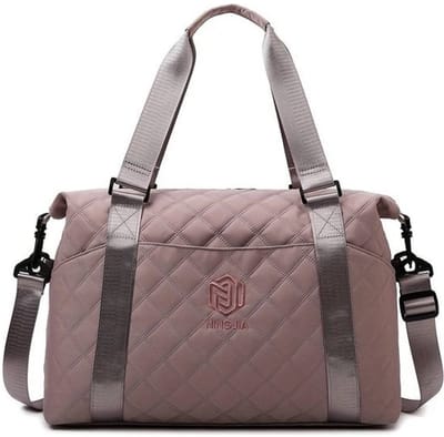 Sjtoer® Reistas Oud Roze dames - vliegtuigtas - handbagage vliegtuig - sporttas - Weekendtas - Vliegtuigtas - nat vak, grote - capaciteit, waterdichte zwemtas voor reizen, sport, fitness, Sjtoer