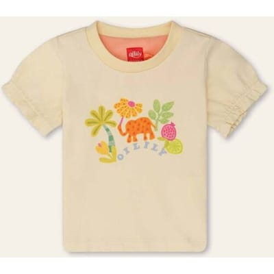 Oilily Tatema T-Shirt- maat122/7yr Almond Oil