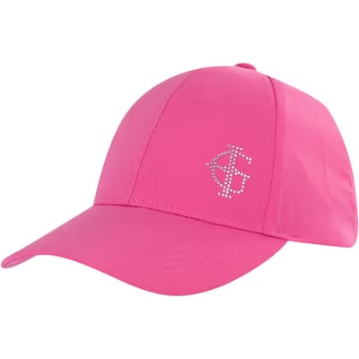 Island Green Dames/Dames Diamante Logo Baseball Cap (Roze)