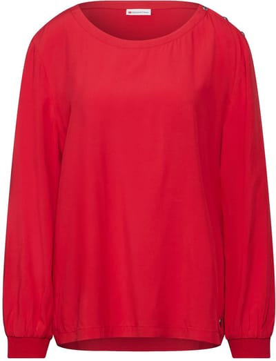 A345131 Solid blouse w pressbuttons