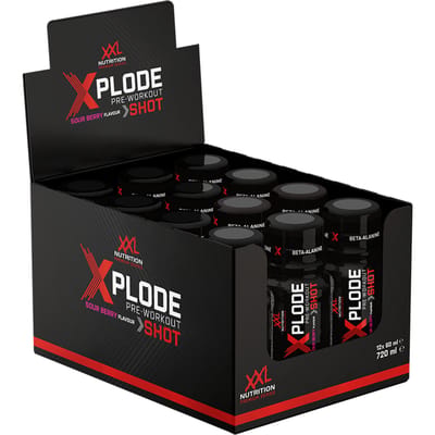 XXL Nutrition - Xplode Pre Shot - Pre-Workout - 12 Pack
