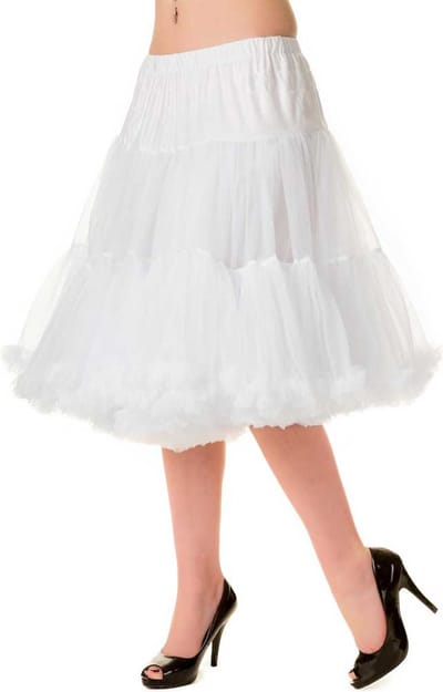Banned - Starlite Petticoat - Vintage - 3XL - Wit