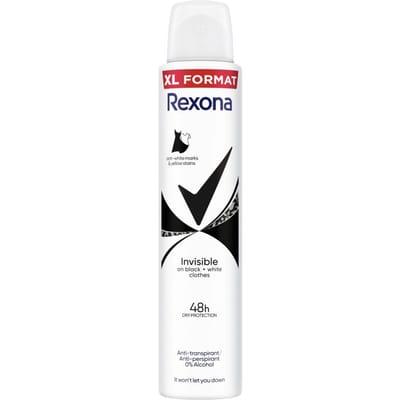 Rexona FW Invisible Black Spray 200ml