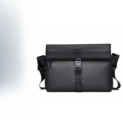Zakelijke Pendelrugzak, Heren Crossbody Tas, Modieus, Trendy en High-end, Schoudertas, Waterbestendige Herentas zwart