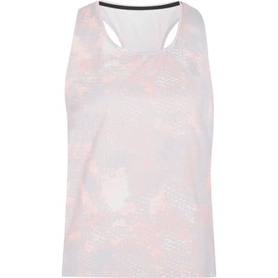 Adidas Adi365 Animal Print Iconic Tank Top T-shirts Dames - Grijs - Maat XXL (50-52) - Poly Mesh