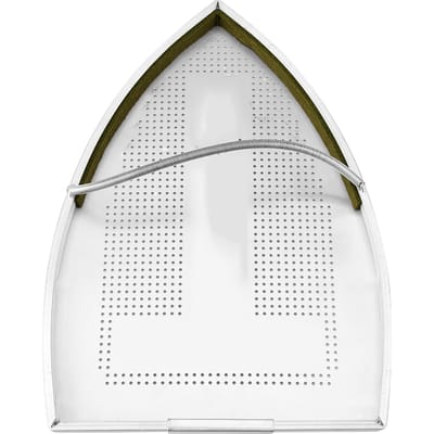 Matériau Aluminium Outil Assistant Fer Électrique Couvercle Semelle Fer pour Repassage Vêtements(B 8TN) white