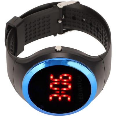 Montre Numérique pour Enfants Étudiant Mode LED Rouge Montre de Sport d'Extérieur Cadeau d'Anniversaire pour la Vie Quotidienne Bleu bleu