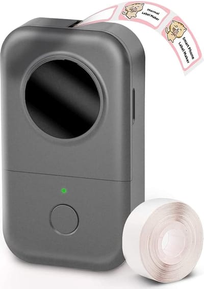 Draagbare Labelprinter - Draadloze Connectiviteit - Compact en Handig - Snel Afdrukken met Hoge Resolutie - Lange Batterijduur - Gebruiksvriendelijke App - Professioneel Labelen