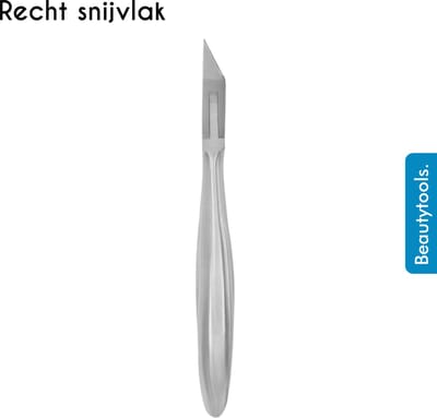 BeautyTools Professionele Nagelknipper - Hoektang voor Ingegroeide Nagelhoeken - Manicure tang - Recht Snijvlak 10 mm - INOX (NN-0171)