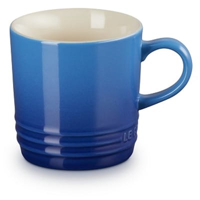 Le Creuset aardewerk cappuccino mok | 200 ml | azuurblauw
