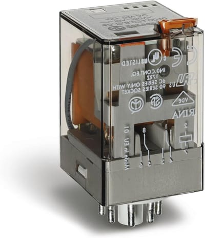 Waarschuwingsrelais - Controle relais - Systeem monitoring - Met display - 48 V DC - Grijs