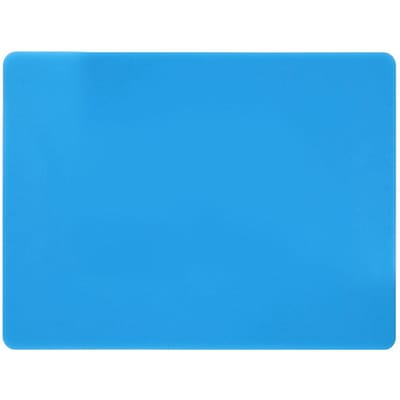 Siliconen Mat voor Knutselen Bakken Keuken Aanrecht Hars Mallen Hittebestendige Sheet Placemat Blauw M M 200x150mm blue