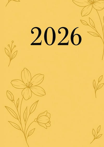 Agenda 2026 A5 met Weekplanning, Notities en Jaarkalenders 2026 2027