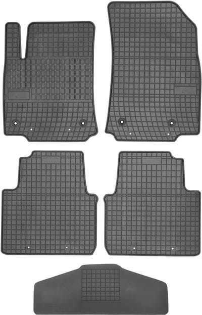 Max-Dywanik - Citroen C3 Aircross - 2018 - Zwarte Rubbermatten - Universele Tunnelbescherming