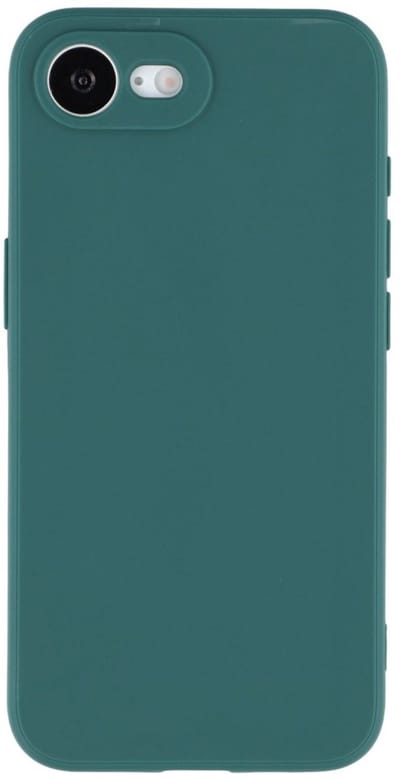Lunso Geschikt voor iPhone 17e / Geschikt voor iPhone 16e hoesje - Flexibel siliconen Backcover - Army Groen