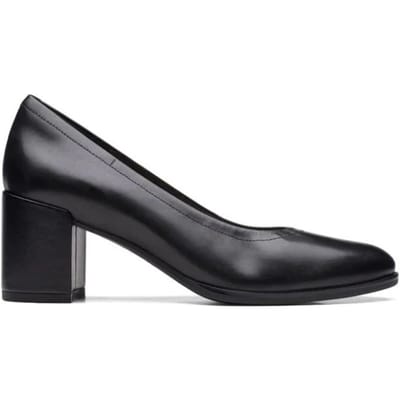 Clarks Freva 55 Court - dames pump - Zwart - maat 36 (EU) 3.5 (UK)