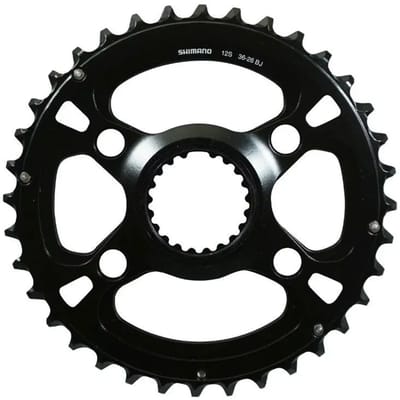Dubbele schijf fietsketting Shimano MTB XT M8100 12V.