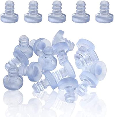Dailygoods- Tafelbumpers 100 stuks - Rubber/Grijpers - Afstandhouders - Voor Glazen Blad - Veiligheidswaarschuwing - Zacht PVC-Materiaal - Glazen Tafelbescherming