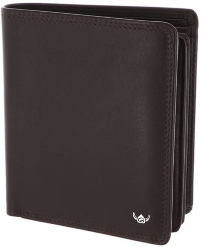Golden Head Leren portemonnee Polo RFID Protect Kombischeintasche 1231 Dunkelbraun donkerbruin