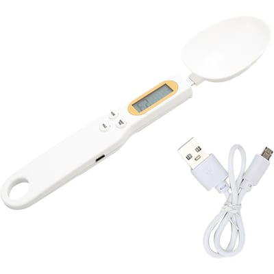 Digitale Lepelweegschaal Multifunctioneel Hoge Nauwkeurigheid 500g 0.1g Oplaadbare Elektronische Voedselweegschaal met gray