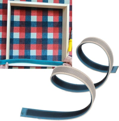 Dailygoods- Gripstrips Vrij Gesneden - Stevig/Duurzaam - Eenvoudig te Gebruiken - Hoge Veiligheid - Geschikt voor Tuften - Tapijthaakframes - Tuftingstrips
