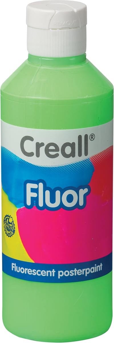 Plakkaatverf creall fluor groen 250ml | 6 stuks