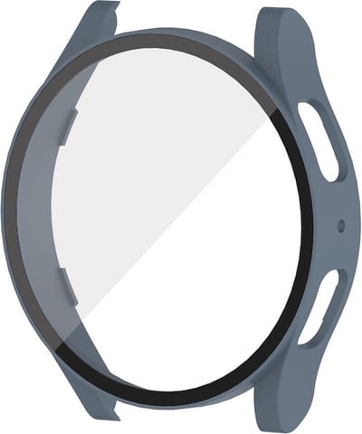 Watch case screenprotector - hoesje - gehard glas - geschikt voor Samsung Galaxy Watch 5 (40 mm) - steenblauw