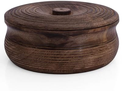 Handgemaakte Houten Tortilla Houder voor Warme Chapati en Roti – Duurzaam Servies voor Thuis
