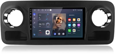 Junsun Android 15 Autoradio Geschikt VoorMercedes Benz Sprinter W907 W910 2018-22 Accessoires, Draadloze CarPlay & Andriod Auto, DAB+, GPS-navigatiesysteem, Bluetooth, Stuurwielbediening, WiFi, 10-inch Touchscreen, 2GB+64GB, DSP, Quad-core processor